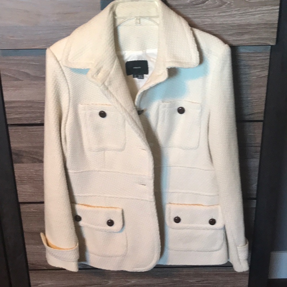 Beautiful White Wool Coat